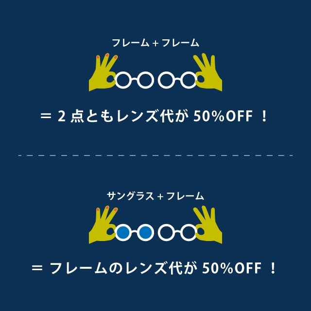 【ポーカーフェイス新潟店】いっしょ割で”レンズ代”がお得に！！