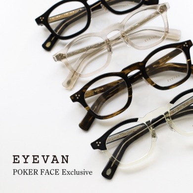 EYEVANのポーカーフェイス別注「Sadler-CP」を3月26日(土)に発売いたします！
