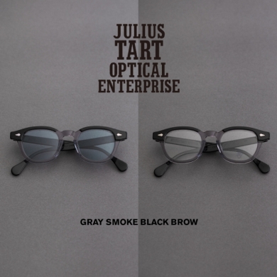 JULIUS TART OPTICALの 「AR」POKER FACE LIMITED〝GRAY SMOKE BLACK BROW＂が4月28日(金)に発売します。