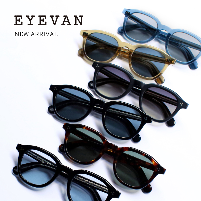 EYEVAN 2024AWコレクション「Harve,Kirk」が入荷します。