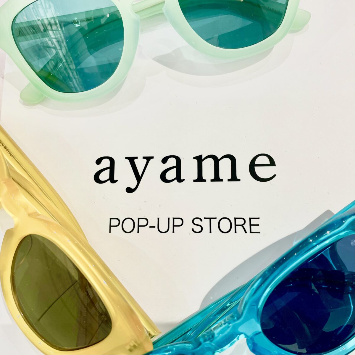 【Ａyame】POP UPショップ開催中