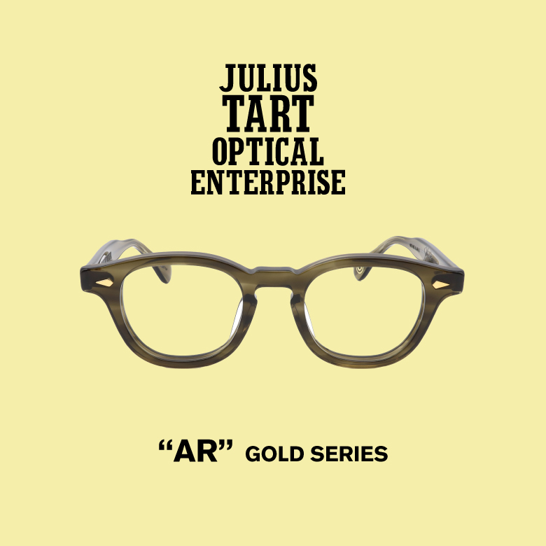 【年1回の生産】JULIUS TART OPTICAL（ジュリアスタートオプティカル）の「AR GOLDリベット」が入荷いたします。（新色あり）