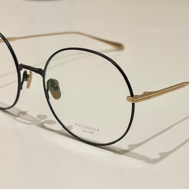 「MASUNAGA」より【RONDE】モデル入荷しました。