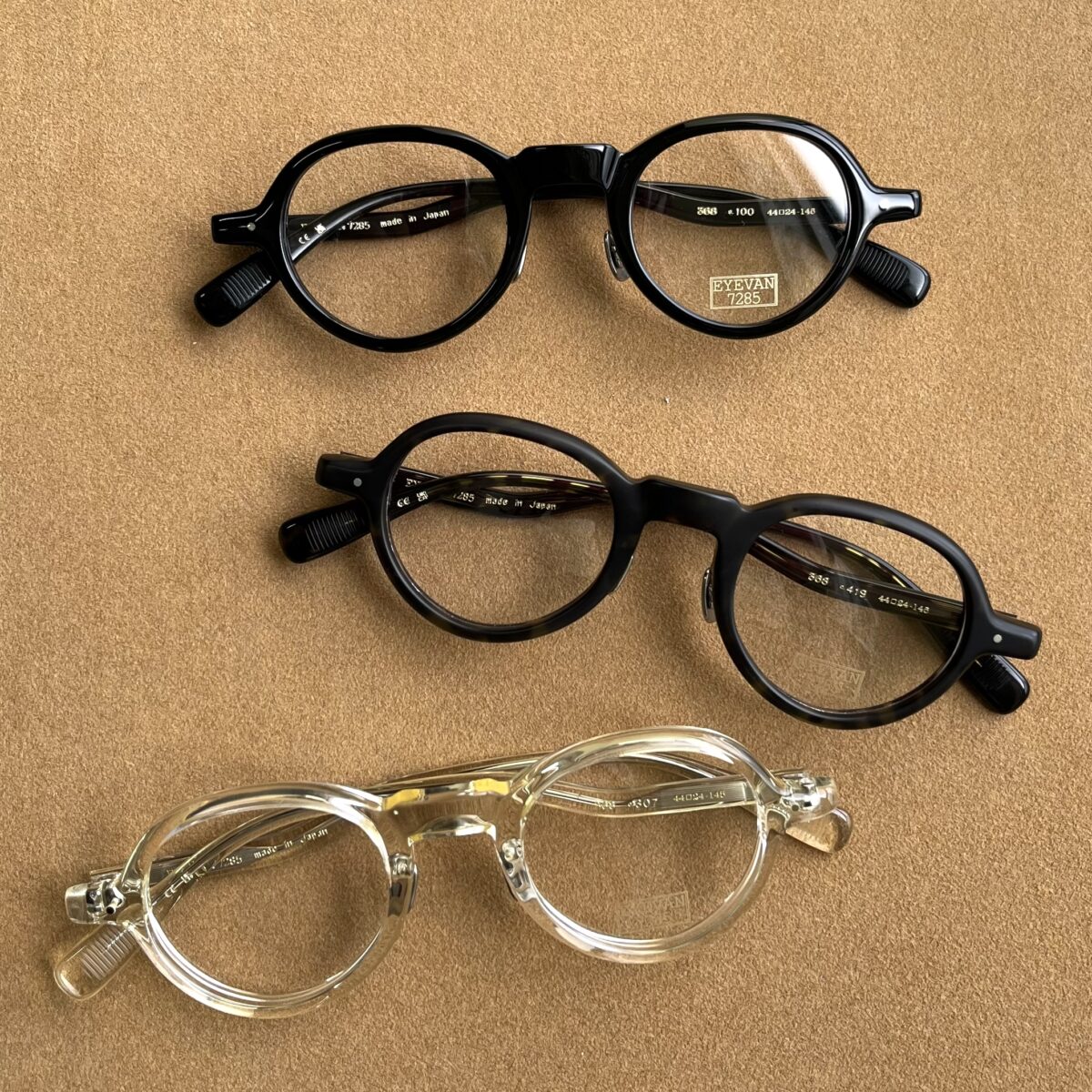 低めの智と高いブリッジが織りなす独自性。EYEVAN7285【368】新入荷！