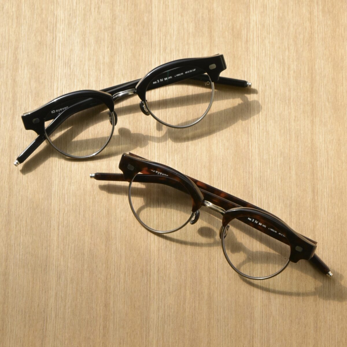 10 eyevan 強さと柔らかさが共存したサーモントフレーム「NO.3 Ⅳ BR」入荷