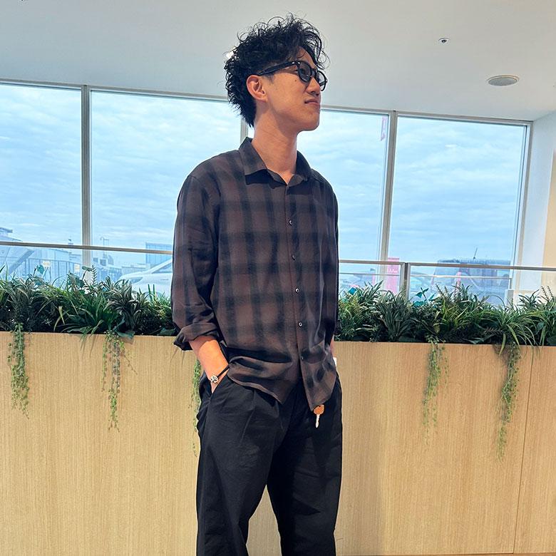 MOSCOTのLEMTOSH×グレーの相性抜群カラーレンズスタイリング！