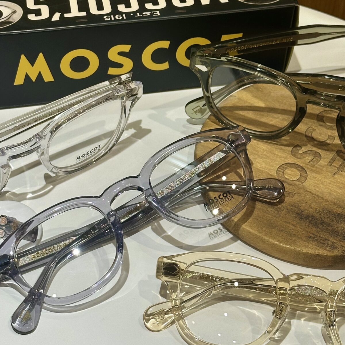 期間限定！！MOSCOT(モスコット) レムトッシュカラークリアフレームのご紹介