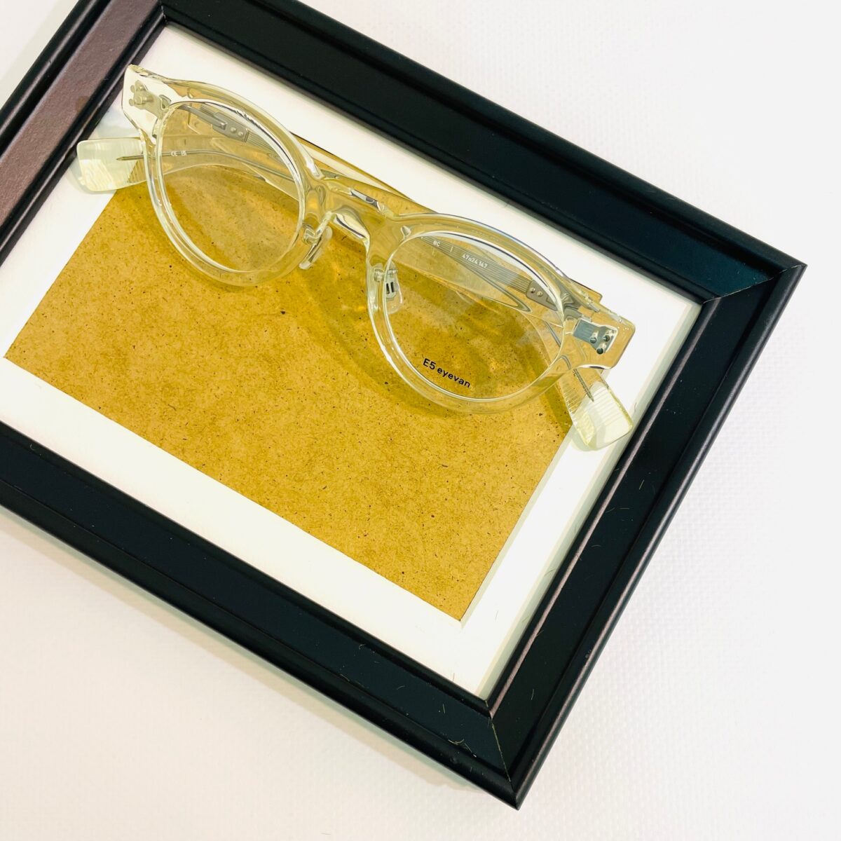 【新作入荷】【E5 eyevan(イーファイブアイヴァン)】セルフレーム” p27 “入荷しました！！