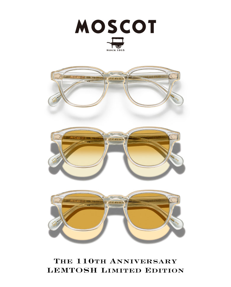 MOSCOT（モスコット）より創業110周年を記念した限定モデル入荷。