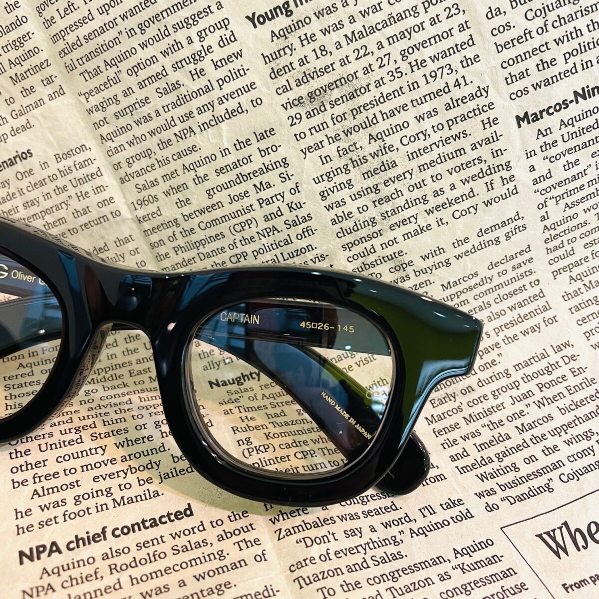 【新作入荷】【 Oliver Goldsmith(オリバーゴールドスミス) 】”CAPTAIN(キャプテン)”のご紹介！！