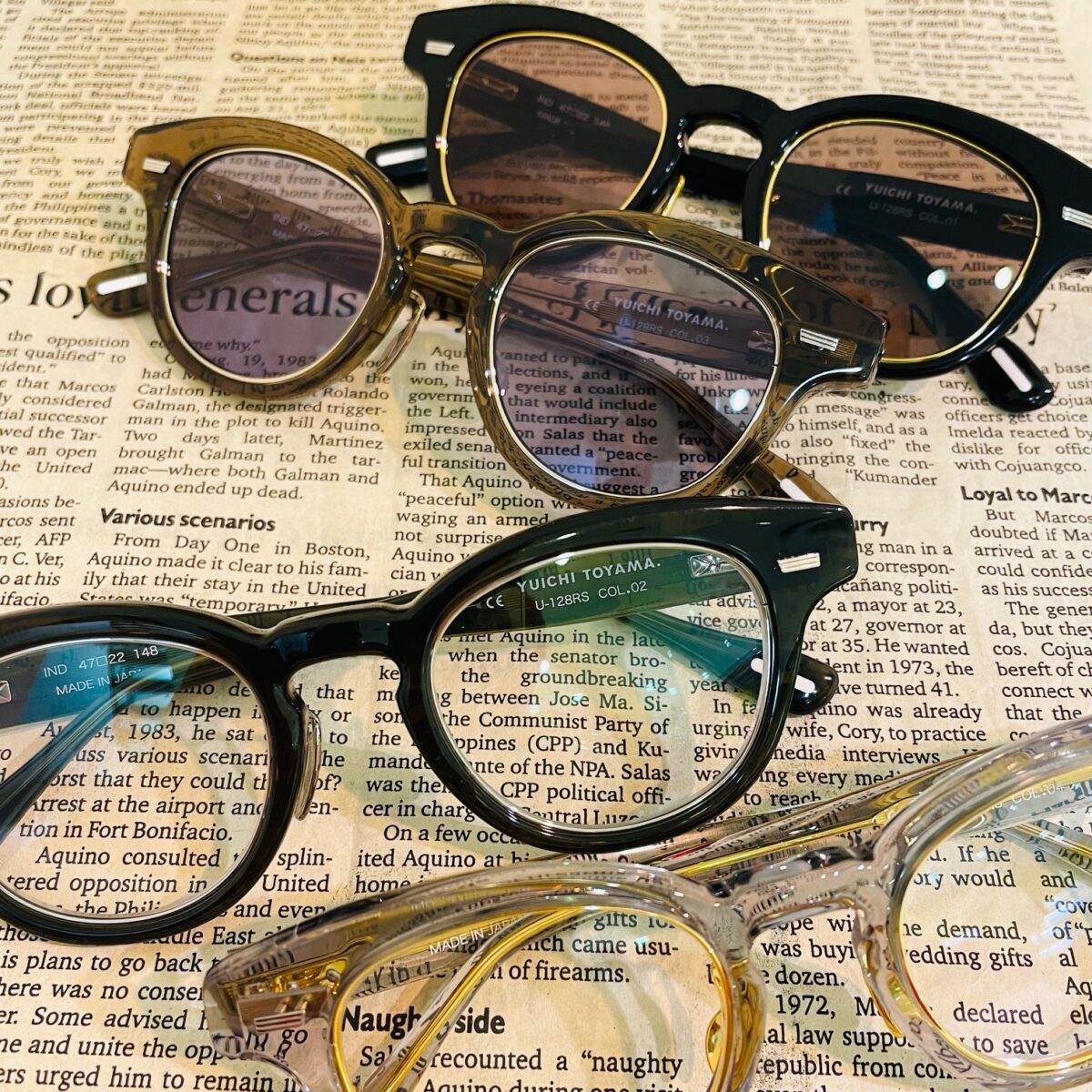 【新作入荷】【 YUICHI TOYAMA.(ユウイチトヤマ)】” U-128RS IND “のご紹介！！